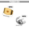 96 Pcs Earring Backs, Replacement Hypoallergenic Earring Backings for Studs