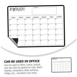 Operitacx 4pcs Weekly Planner Fridge Calendar Magnetic Erasable Fridge Board Accessory Small Portable for Office Home School Use