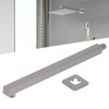 NPT1/2 Wall Mounted Shower Arm Brushed Concealed Stainless Steel Shower