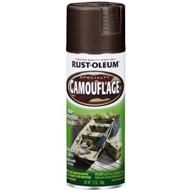 12 Oz Earth Brown Camouflage Spray Paint [Set of 6]