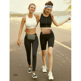 Telena Belt Bag for Women Men Fashionable Crossbody Fanny Pack for Women Waist Bag with Adjustable Strap Green