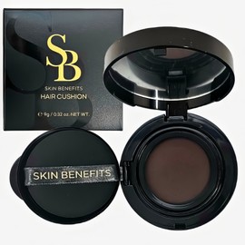 Skin Benefit Hair Cushion 9g Quick Gray Hair Dye Empty Hair Top Repair Cover - Black / 스킨베네핏 헤어쿠션 9g 빠른새치염색 빈모정수리커버 - 흑색