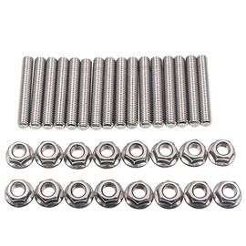 CENPEK 16Pcs stainless exhaust manifold stud kit 2 manifolds for 4.6 and 5.4 Liter V8