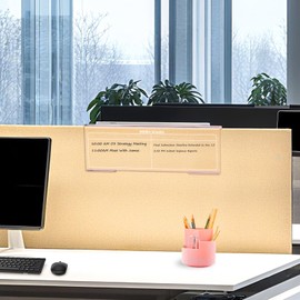 Rulyyo Ergonomic Computer Keyboard Stand - 17 Inch Clear Acrylic Keyboard Riser for Desk Tilted Keyboard Holder Tray with Memo Board & Pink Non-Slip Strip for Home Office Easy Typing & Working