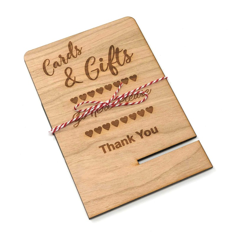 Wedding Cards and gifts sign table post box