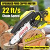 Cordless Mini Chainsaw 6 Inch, Auto Oiler &Tool-Box, One-Hand Handheld