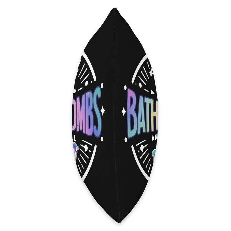 Bath bombs and chill Throw Pillow