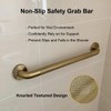 IJDD Bathroom Safety 40 Inch Grab Bar with Anti-Slip Knurled