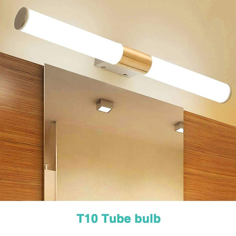 T10 Led Bulb, 8W Dimmable Led Tubular Bulbs, 75-100 Watt