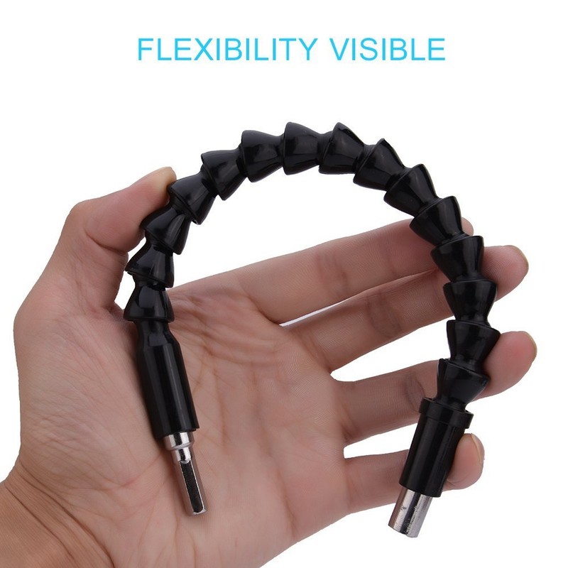 Flexible Shaft, Flexible Extension Screwdriver 11.6 Inch Flexible Power Bit