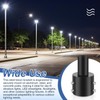 DoubleFill 2 Pcs Slip Fitter Light Pole Tenon Adapter for