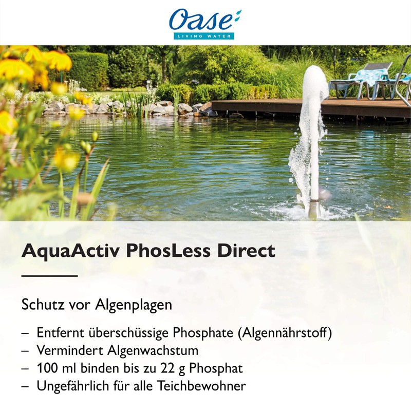 Oase PhosLess Pond phosphate binder Direct - 500 ml