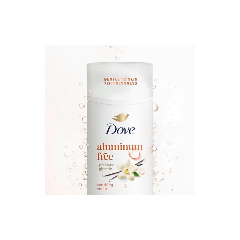 Dove Deodorant Stick Sparkling Vanilla for 72 Hour Odor Protection