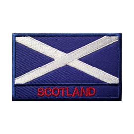 Womaha 2 Pcs Scotland Flag Patch Hook&Loop Fastener for Outdoor Sports Mountain Climbing Outdoor Expansion