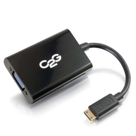 C2G HDMI Mini Male to VGA and Audio Female Adapter Converter Dongle