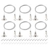 PATIKIL 4 Pcs Adjustable Picture Hanging Wire Kit, 2m/6.6ft Fit