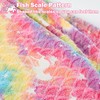 Catalonia Classy Glow in The Dark Mermaid Tail Blanket, Soft