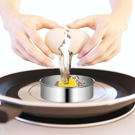 Zerodeko 12PCS Round Biscuit Cutter Set, Round Stainless Steel Cookie Cutters, Round Metal Baking Rings for Pastry, Biscuits&Dough Cutting, Round Biscuits Tool Set