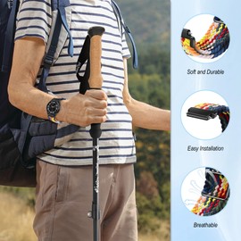 CeiBand Nylon Elastic Braided Bracelet, 20 mm 22 mm Magnets Woven Sport Breathable Watch Straps for Men Women - Colourful