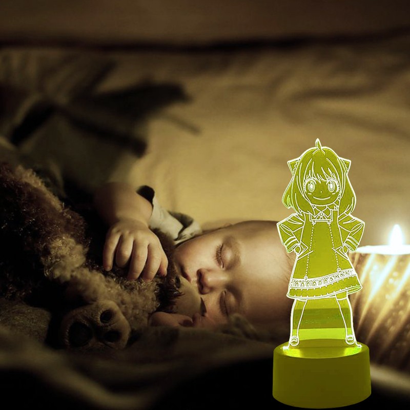 Anime LED Night Light 3D Night Light Character Lamp USB