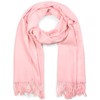 styleBREAKER 01017104 Unisex Soft Plain Scarf with Fringes Winter Stole