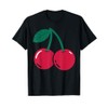 Cute Red Cherries Fruit Design for Summer Lovers T-Shirt