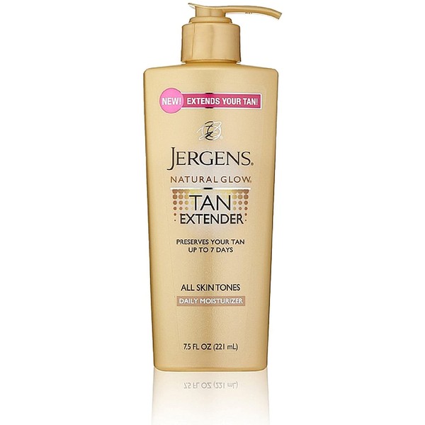 Jergens Natural Glow Tan Extender Daily Moisturizer 7.50 oz (Pack of 2)
