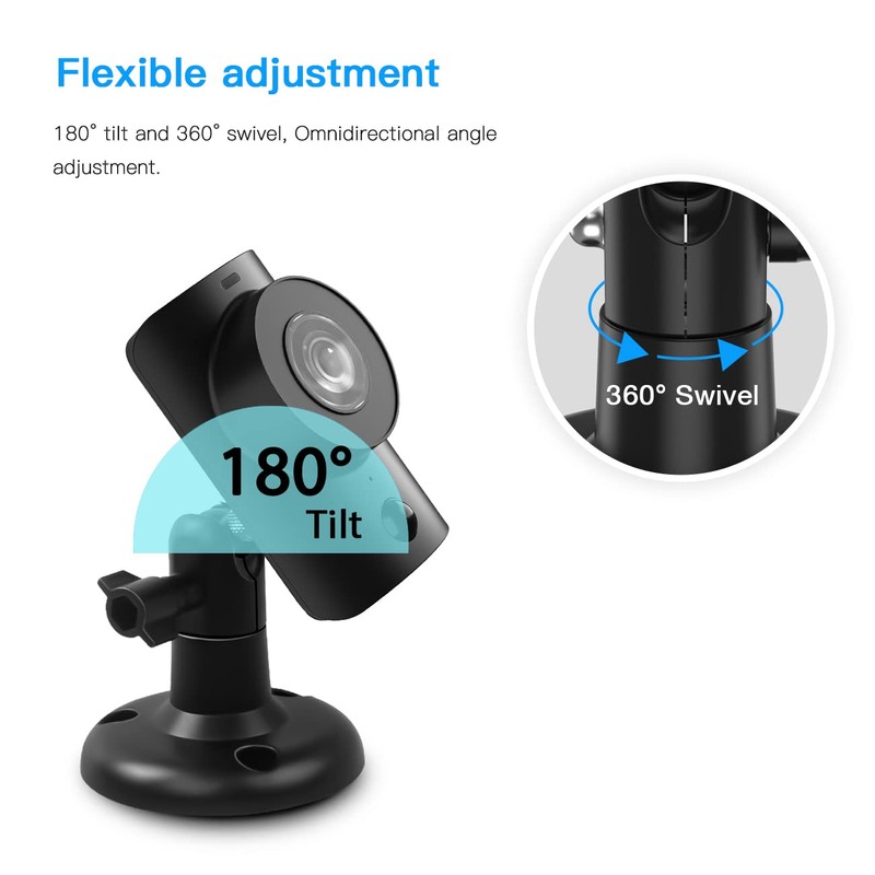 Koroao Mount Compatible with SimpliSafe Camera, 360 Degree Adjustable Wall