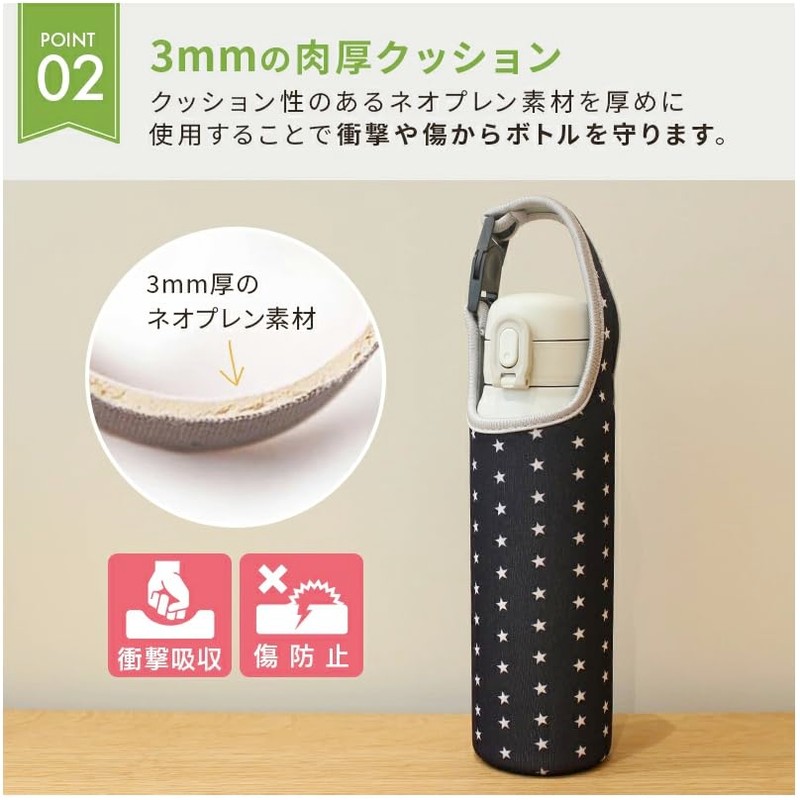 Neorry Water Bottle, Plastic Bottle Cover, Holder, Case, Cold Insulation,