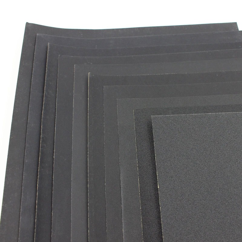 JomMart Waterproof Sandpaper, Set of 10 Grit Types