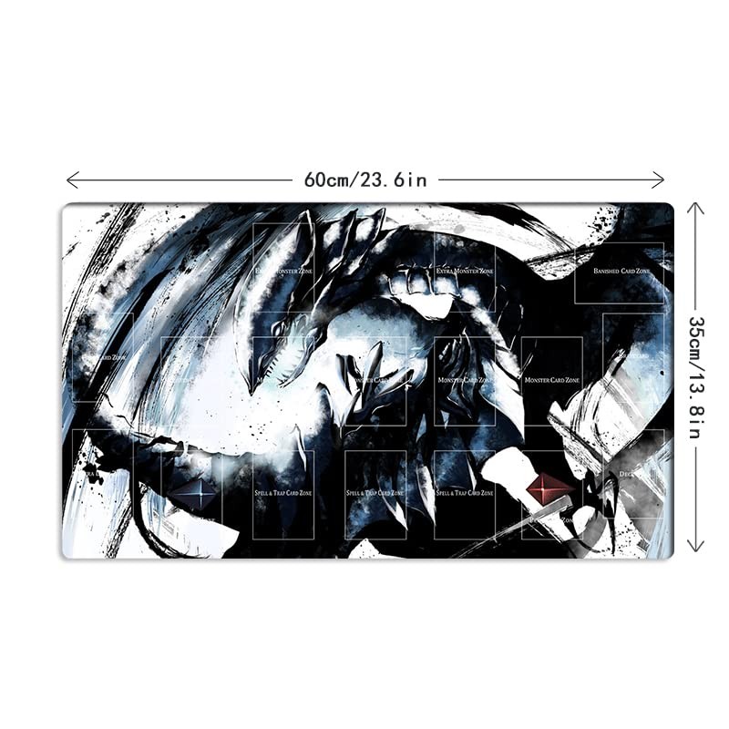 Mlikemat ZD014-408-A Blue-Eyes White Dragon CCG TCG Mat and Free