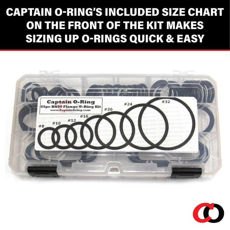 Captain O-Ring Flange Seal (SAE Code 61/62) Hydraulic O-Ring Seal