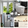 Refrigerator Lock with Combination, Keyless Security Lock for Freezers, Cabinets,