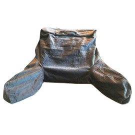 ComfortCloud Reading Pillow Replacement Cover for 18 inch Backrest with Arms and Pockets | Cover Only (Grey)