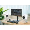 Kanto SE4 Elevated Desktop Speaker Stands for Medium Bookshelf Speakers