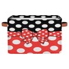 Ackutea Nursery Decor Storage Bins - Polka Dot Bow Tie