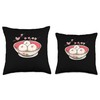 Sakura Mochi In A Traditional Dish Throw Pillow