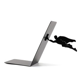 I-TOTAL Metal Bookends - Metal Book Holder Gift Idea (Superhero)
