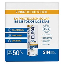 Eclipsol Protector Solar Ultra Fps 50+ 2 De 125gr