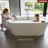 WEBANG 12 Inch Linear Shower Drain Rectangular Floor Drain with