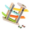 Car Ramp Race Track Roof Top Early Educational Miniature Pull