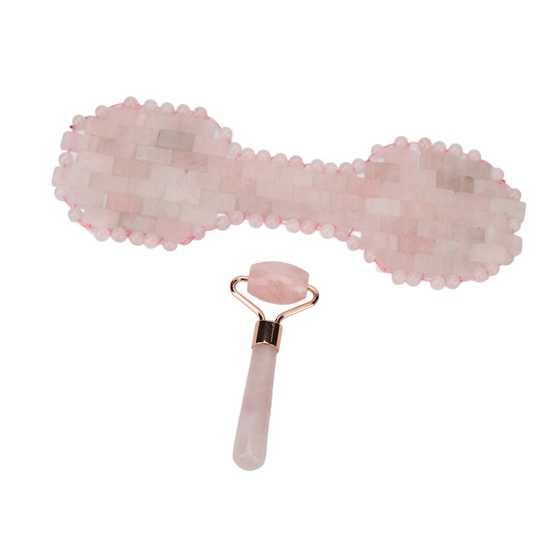 2pcs Jadestone Eye Pad Roller Set Reduce Dark Circles Promote