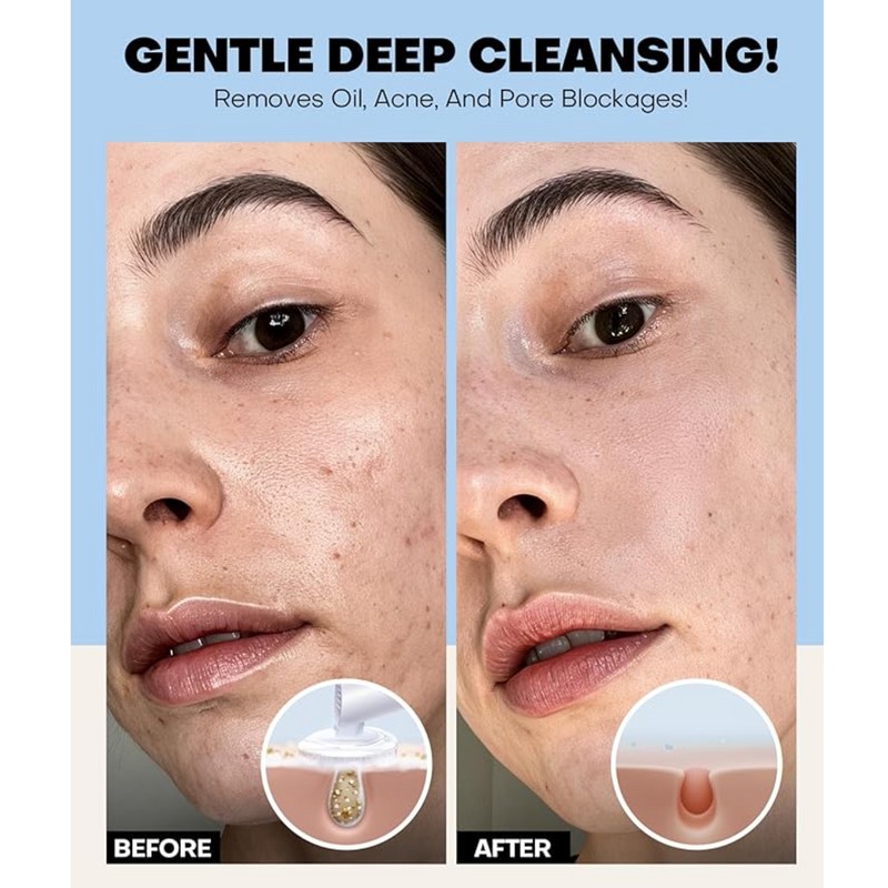 Srripo Amino Acid Foaming Cleanser, Gentle Face Wash and Makeup