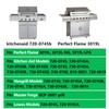 Hongso 18 7/8" x 9 15/16" Grill Grates for Perfect