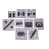 2 x black lift off hinges with fixing screws