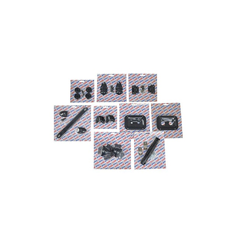 2 x black lift off hinges with fixing screws