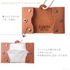 Zario Grande ZAG-206T Tissue Cover, Genuine Leather, Leather with Strap,
