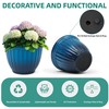 Ultym 15" Outdoor Large Flower Pots (Set of 2), Gradient