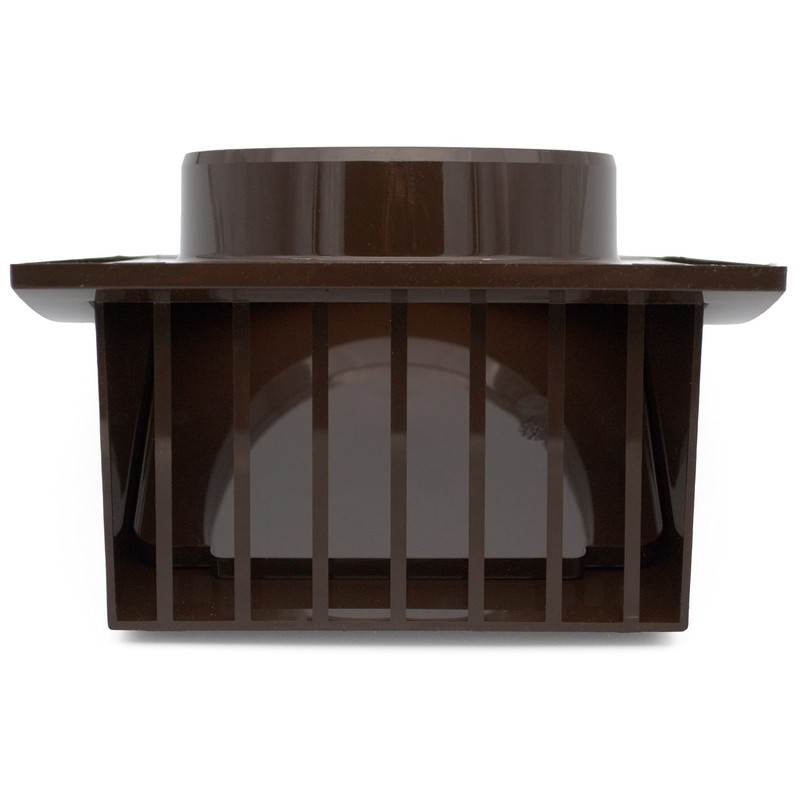 H&C VENT Brown Exhaust Hood Vent 153 mm with 100