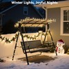 LED Cluster Lights, 400 LED Warm White Christmas Lights, 19.56FT